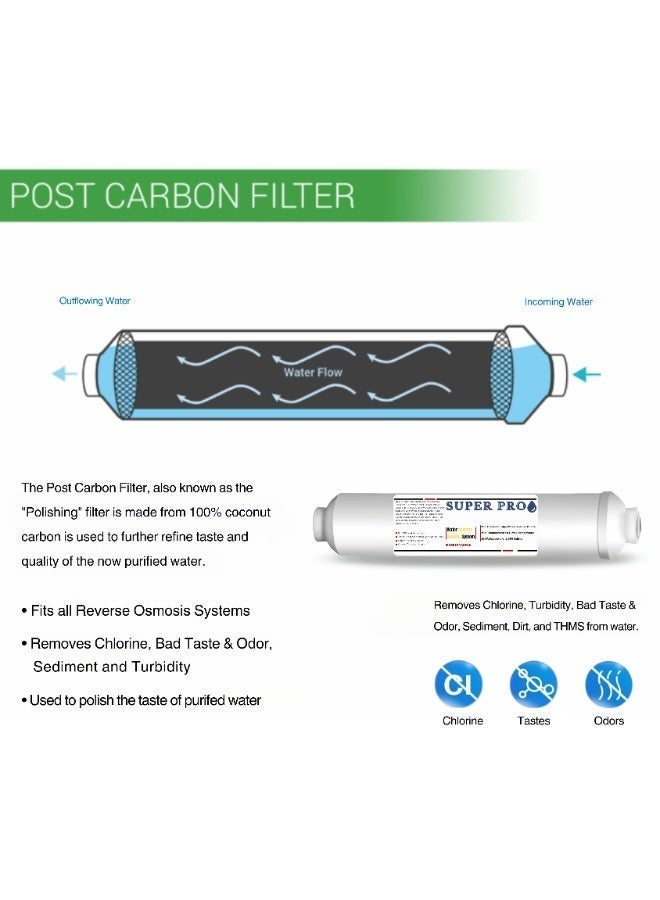 Super Pro 7 stage water Filter, High Quality Membrane Whole House Water Filter, 7 Stage water Filter, Sets of High Capacity RO Water Filter System - Image 5